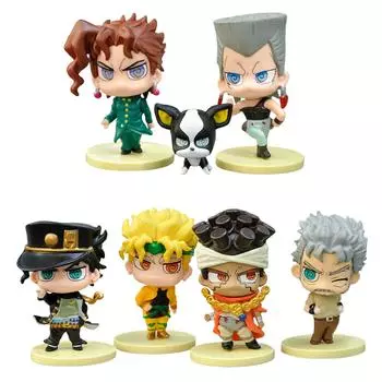 7 PC куклы, настольные украшения, подарки на день рождения, фигурки One Size