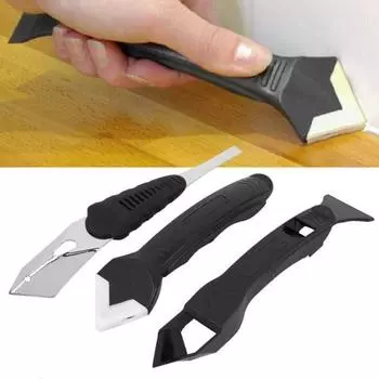 7 Pcs/set Multifunctional Silicone Trowel Durable Caulking Finisher Smooth Grout Kit Bathroom 7 Pcs/Set