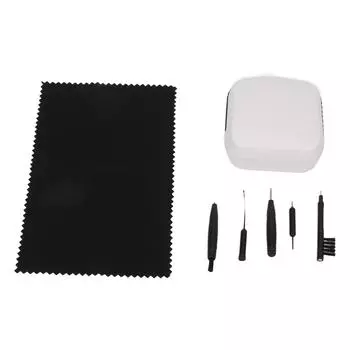 7 Piece Hearing Amplifier Cleaning Set with Brush Short Wire Ventilate Rod Clean Cloth Hearing
