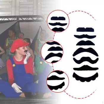 7 Pieces Fake Mustaches Creativity Favors Party Supplies for Stage Performance