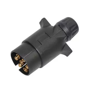 7 Pin 12V Trailer Socket Plug Vehicle Tow Converter Towing Electrics Wiring Connector Signal Adapter for RV Van