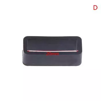 7 Размер Черный Силиконовый Ремешок Для Часов Удерживающий Обруч Петля Резиновая Пряжка Кольцо 14-26 Мм 20mm