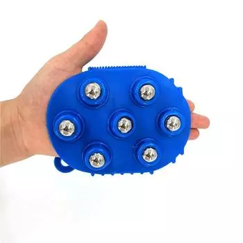 7 шариков массажная перчатка для тела роликовый мяч антицеллюлитный мышечный массажер для снятия боли расслабляющий массажер для шеи плеч ягодиц забота о здоровье