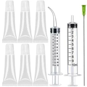 7 шт. 15 мл тюбик для блеска для губ милый тюбик для макияжа пустой для женщин женская косметика, чистящие средства, смазочные материалы DIY экстрактор 1set