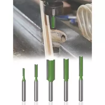 7 шт. 6 мм хвостовик прямой биты одинарный двойной фрез фреза по дереву фреза