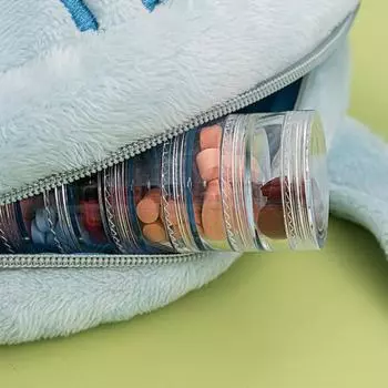 7 шт., еженедельный органайзер для таблеток, штабелируемый контейнер для путешествий, 7-дневная коробка для таблеток, прозрачные добавки, держатель для таблеток с рыбьим жиром, диспенсер с крышкой 7Grid