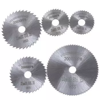 7 шт. HSS дисковые пилы для сверлильных станков, вращающихся инструментов, режущих дисков