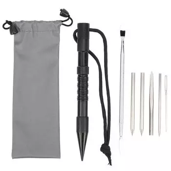 7 шт. игла для шитья паракорда DIY инструмент для паракорда из нержавеющей стали для браслета из паракорда