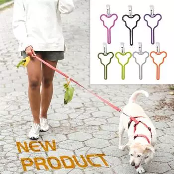 7 шт. Экологичный полипропиленовый диспенсер для собачьих какашек, держатель для собачьих какашек, зажим для рук, принадлежности для уборки собак