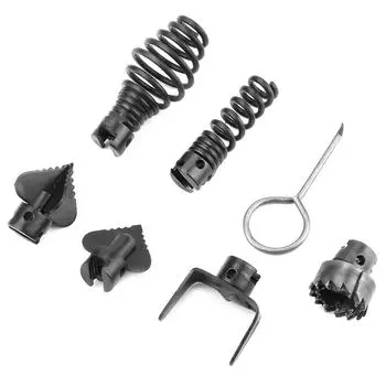 7 шт./компл. 16 мм марганцевая сталь дренажный очиститель трубопровод дноуглубительная машина режущая головка для дноуглубительного инструмента