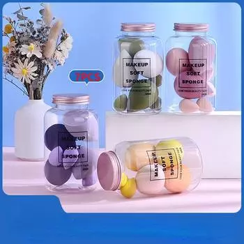 7 шт./компл. набор для макияжа, косметическая пудра для лица, красота, пуховка для крема, консилера, инструменты для блендера для макияжа фиолетовый