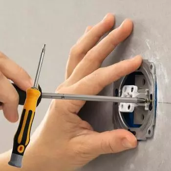 7 шт./компл. отвертка с сильным магнетизмом, нескользящее оборудование для мастерской, набор многоразрядных отверток 12 в 1 для домашнего использования