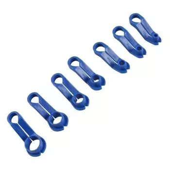 7 шт./компл., устойчивое к линии переменного тока средство для удаления износа, пластиковая угловая топливная антикоррозийная линия, отключение