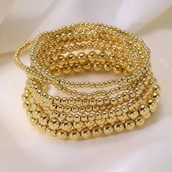 7 шт./компл. винтажные браслеты ручной работы с шариками из бисера для женщин и мужчин, панк-браслеты, украшения для вечеринок