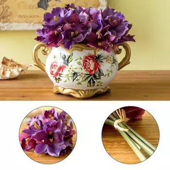 7 шт./лот цимбидиум магнолия цимбидиум рука цветок шелковый цветок имитация букета