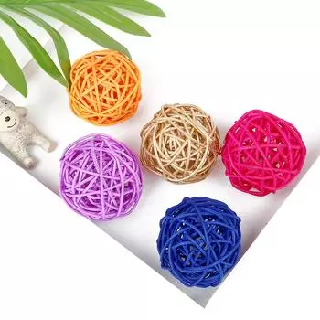 7 шт./лот, разноцветные шарики из ротанга, украшения для дома, украшения для свадебной вечеринки белый