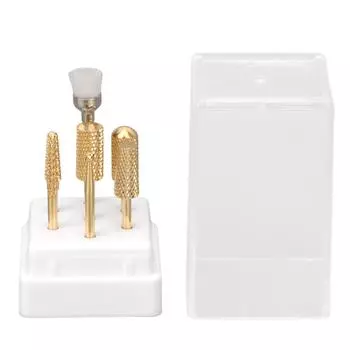 7 шт. Маникюрные фрезы из нержавеющей стали, вращающиеся, стабильные, для удаления кутикулы, для шлифования