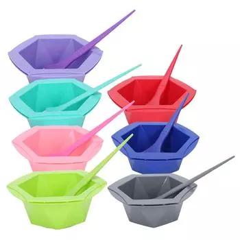 7 шт., набор кистей для окрашивания волос, миски, профессиональный набор для окрашивания волос, инструменты для мелирования волос