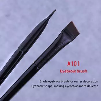 7 шт. обновленная кисть для подводки глаз с ультратонким лезвием и плоским углом для бровей, кисть для макияжа под глазами
