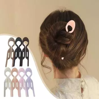 7 шт. палочки для волос U-образный дизайн универсальный инструмент для укладки волос заколка для волос ленивая