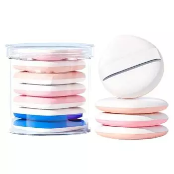 7 шт. пуховка на воздушной подушке для влажного и сухого использования, для лица и пуховки для макияжа, для жидкой основы, крема, консилера