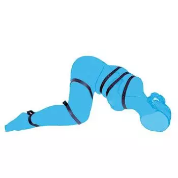 7 шт., ремень из искусственной кожи, пояс для связывания тела, ограничители для ног, БДСМ, секс-игрушки