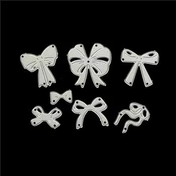 7 шт., штампы для резки банта, трафарет для скрапбукинга, альбома, тиснение бумаги, ремесло