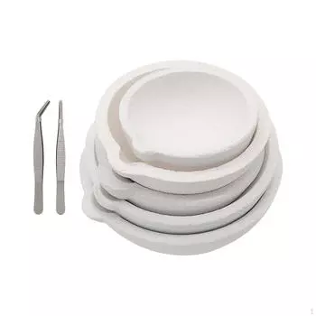 7 шт. тиглей для плавки, кварцевые чаши для плавки ювелирных изделий, контейнер для литья, белый