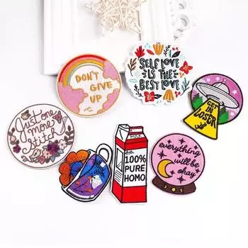 7 шт./упак. термоклеевые нашивки для одежды, железные нашивки для шитья одежды, нашивки