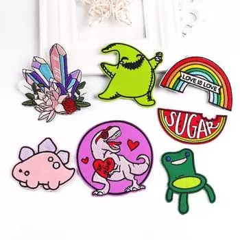 7 шт./упак. Железные нашивки Утюговые нашивки для одежды Термоклеевые нашивки