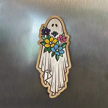 7 штук Хэллоуинские магнитные наклейки, Хэллоуинское магнитное украшение Шляпа ведьмы Надгробный камень Хэллоуинские наклейки на холодильник Для холодильника Гаража One Size