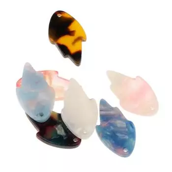 7 штук серьги-подвески с кленовым листом, ювелирные изделия, сделай сам, смешивающие красочные 24X13mm