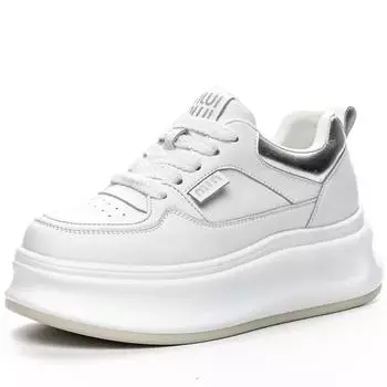 7 см новые дышащие сетчатые синтетические микрофибровые кожаные кроссовки на толстой подошве весна-лето полая платформа осень женские туфли на плоской подошве сандалии лето 34 золотой