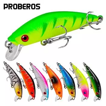 7 см подводная приманка для рыбы, приманка для пресноводного окуня, приманка 7,9 г, биомиметическая пластиковая твердая приманка 8#