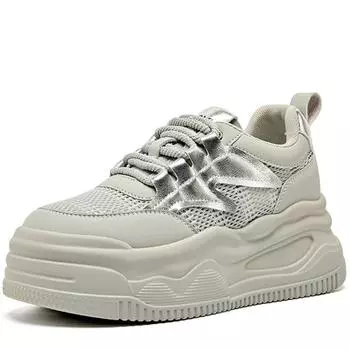 7 см воздушная сетка натуральная кожа вулканизированная мокасины на платформе танкетке толстые кроссовки полые женские сандалии удобная новая летняя обувь 34 розовый