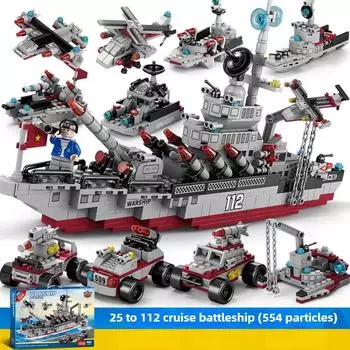 7 Собранных 8 Игрушек 10 Мальчиков 6-12 Лет Совместимый Лего Строительный Блок Большой A