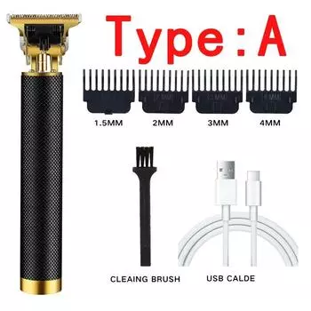 7 стилей, машинка для стрижки волос, бритва, мужская бритва для бороды, триммер для парикмахерской, мужская электробритва, профессиональный триммер для бороды Type B