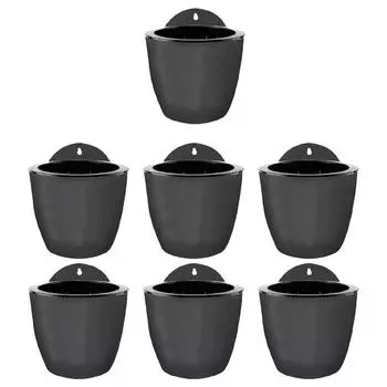 7 упаковок/лот Премиум смоляной самополивающийся цветочный горшок для растений Стильный и элегантный практичный цветочный горшок
