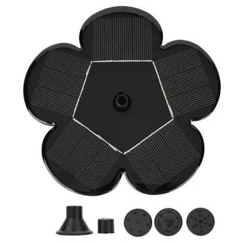 7 В 1,5 Вт Солнечный Водный Фонтан Красивый Садовый Ландшафт Плавающий Фонтан Украшение Наружного Вида