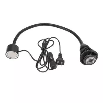 7 Вт светодиодная рабочая лампа для станка с магнитным основанием, алюминиевая гусиная шея, лампа для чтения для мастерской дома