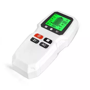 7 в 1 интеллектуальный сканер для поиска стоек с ЖК-дисплеем, детектор для поиска стоек, проводов переменного тока, металлических стоек, деревянных балок, труб белый