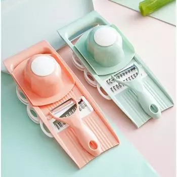 7 в 1 Машина для шинковки картофеля, измельчитель для нарезки ломтиками, измельчитель овощей, домашняя кухня, многофункциональный скребок для редиса, грубый рубанок