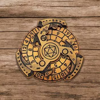 7 в 1 вращающиеся игральные кости для рулетки металлические вращающиеся игральные кости DND с игральными костями D&D коробка для игральных костей многогранный спиннер для TRPG MTG Dungeons and Dragons красный