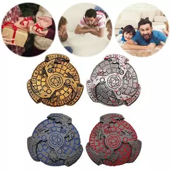 7 в 1 вращающиеся игральные кости для рулетки металлические вращающиеся игральные кости DND с игральными костями D&D коробка для игральных костей многогранный спиннер для TRPG MTG Dungeons and Dragons золотой