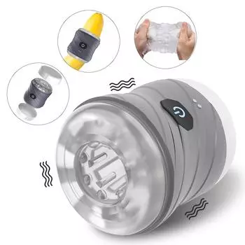 7 вибраций, автоматический мужской мастурбатор, чашка, вагина, мастурбация, вибратор, минет, киска, секс-игрушки для мужчин, товары для взрослых