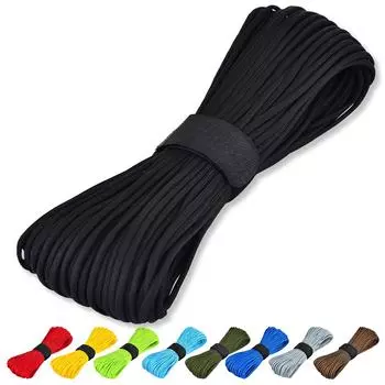 7-жильный 550 паракордовый шнур 5 15 30 м диаметром 4 мм для кемпинга на открытом воздухе, парашютный трос, аксессуары для походной палатки 5M