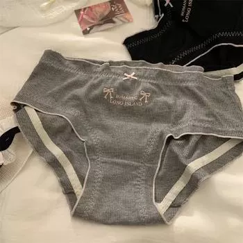 7А класс антибактериальный чистый хлопок удлиненный шаговый шов дышащий талия трусы мешок ягодицы чистое хлопковое нижнее белье для женщин трусики one size