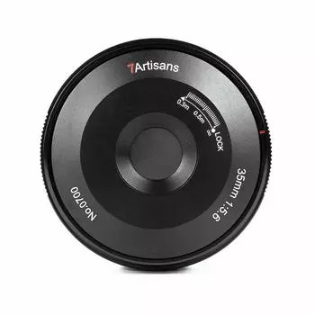 7Artisans 3556ZB 35mm Pancake Lens for Nikon Z Single Focus Lens Full Size Lens Ultra Thin Camera Lens Wide Angle Lens Compatible with Z Mount Z6 Z7