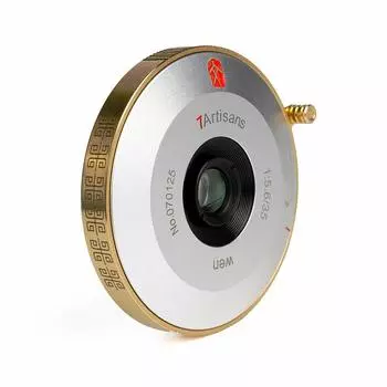 7Artisans 35 мм защитный объектив с креплением M Объектив Leica M x Объектив-блинчик Однофокусный объектив Полноразмерный объектив Ультратонкий объектив для камеры Широкоугольный объектив F5.6 (Серебряный