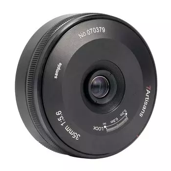 7artisans 35mm Pancake Lens Full Size Wide Angle Lens F5.6 (Sony E)
